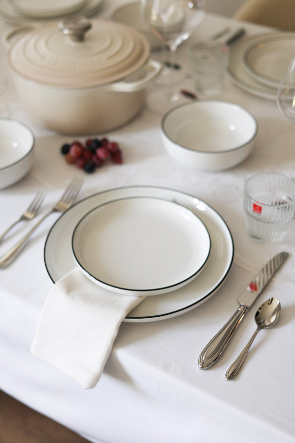 Cosy & Trendy Geschirrset Renee 18-teilig / 6 Personen - 6 Speiseteller, 6 Frühstücksteller und 6 Schalen