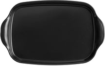 Emile Henry BBQ Bratplatte - Trüffel - 42,5 x 27,5 x 4 cm