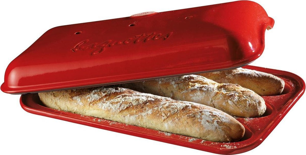 Emile Henry Brotbackform Baguettes - Grand Cru - 39 x 24 cm