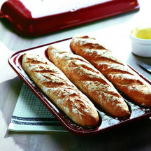 Emile Henry Brotbackform Baguettes - Grand Cru - 39 x 24 cm