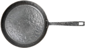 Forged Bratpfanne Carbonstahl Ø 28 cm – geeignet für alle Wärmequellen – geeignet für BBQ