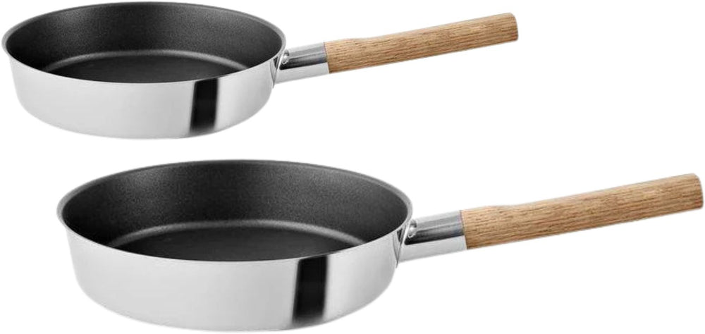 Eva Solo Set de poêles à frire Nordic Kitchen acier inoxydable KP7