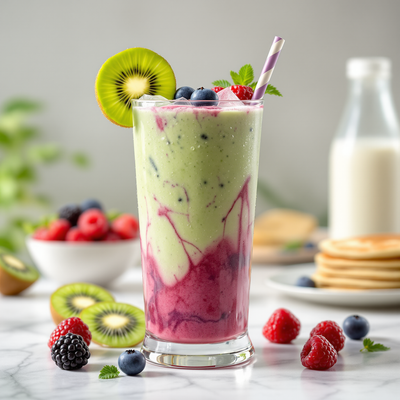 Beeren-Kiwi-Smoothie