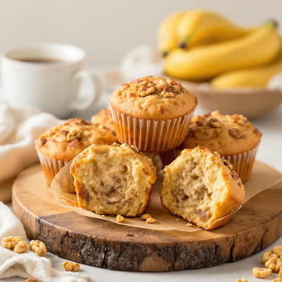 Bananenbrot-Muffins