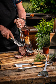 Forged Tranchiergabel / Fleischgabel Olive