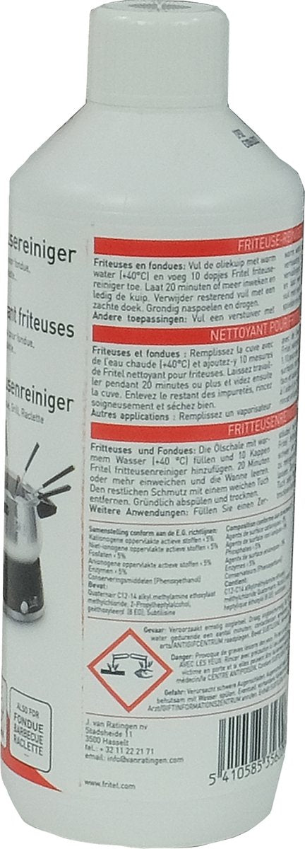 Fritel Fryer Cleaner – Fondue Cleaner – BBQ Cleaner – 500 ml