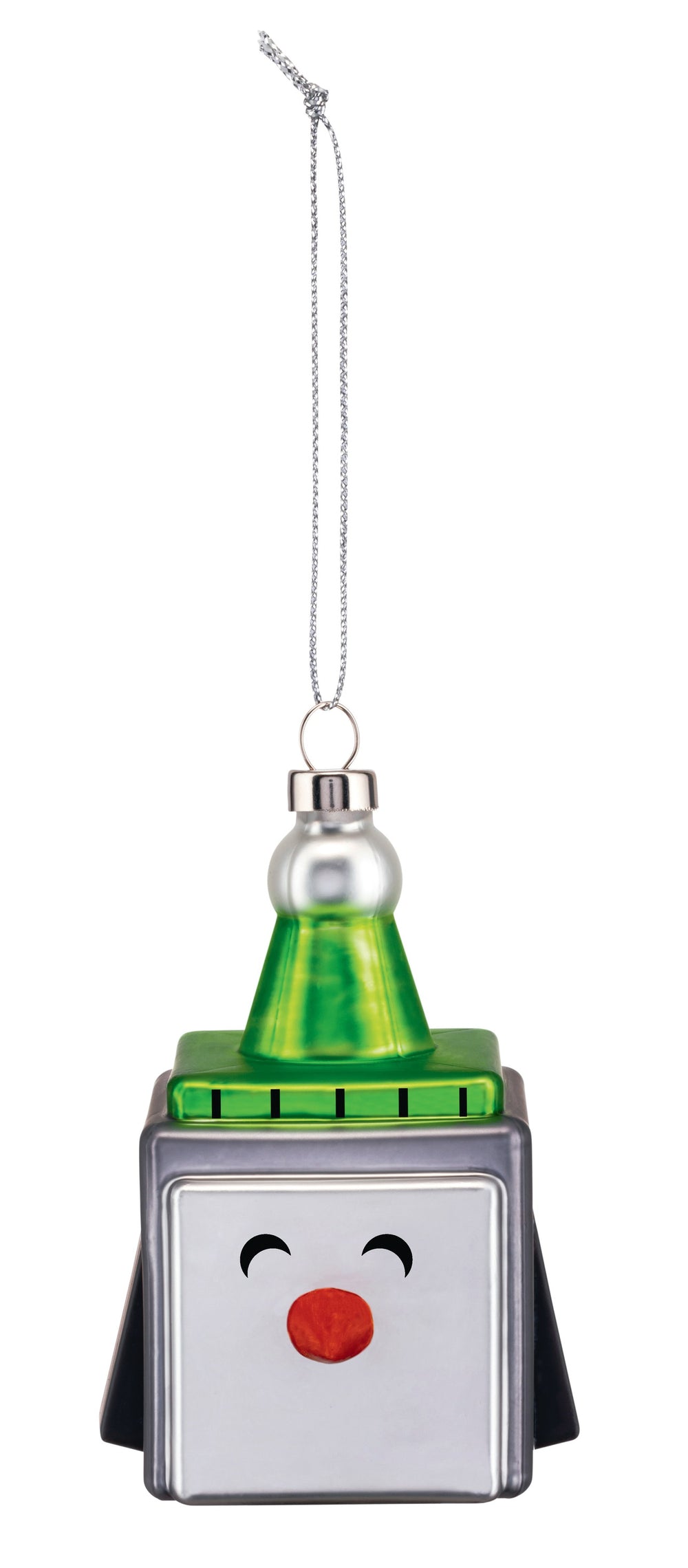 Alessi Weihnachtskugel Le Palle Quadrate - Cubik Pinguin - GJ02/5 - von Marcello Jori