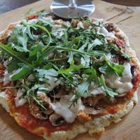 Gesunde glutenfreie Pizza