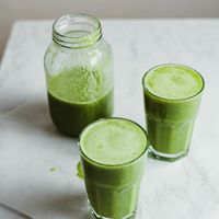 Gezonde groene smoothie