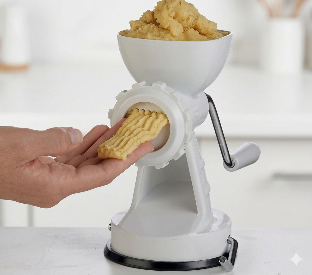 Ghidini Fleischwolf mit Saugnapf – inklusive Zubehör