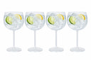 Cookinglife Gin Tonic Gläser Kunststoff 570 ml Transparent - 4er Set - CampVibe