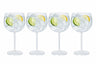Cookinglife Gin Tonic Gläser Kunststoff 570 ml Transparent - 4er Set - CampVibe