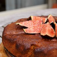 Glutenfreier Kuchen mit Feigen