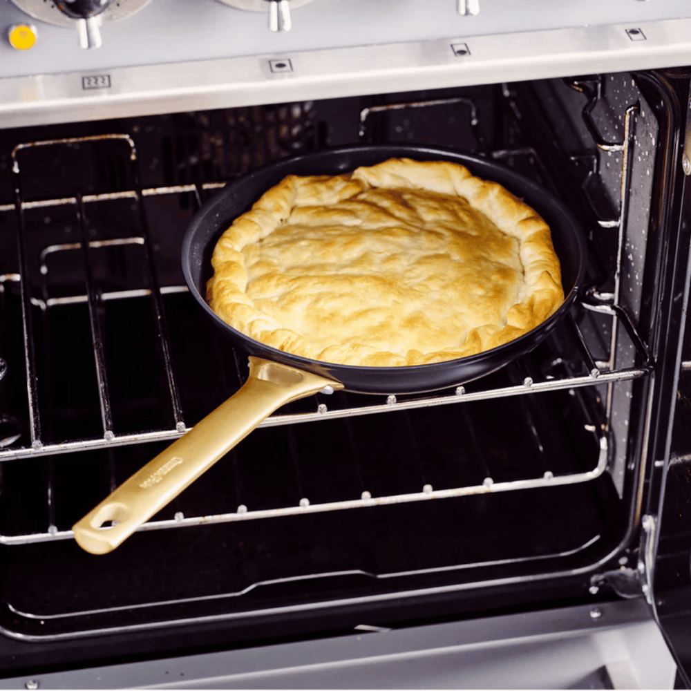 GreenPan Topfset Padova Reserve Schwarz 6-teilig - Keramische Antihaftbeschichtung - Kochtopf Ø 24 cm, Stieltopf Ø 18, 20 cm, Bratpfanne Ø 20, 28 cm & Schmorpfanne Ø 24 cm