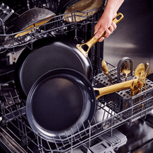 GreenPan Topfset Padova Reserve Schwarz 6-teilig - Keramische Antihaftbeschichtung - Kochtopf Ø 24 cm, Stieltopf Ø 18, 20 cm, Bratpfanne Ø 20, 28 cm & Schmorpfanne Ø 24 cm