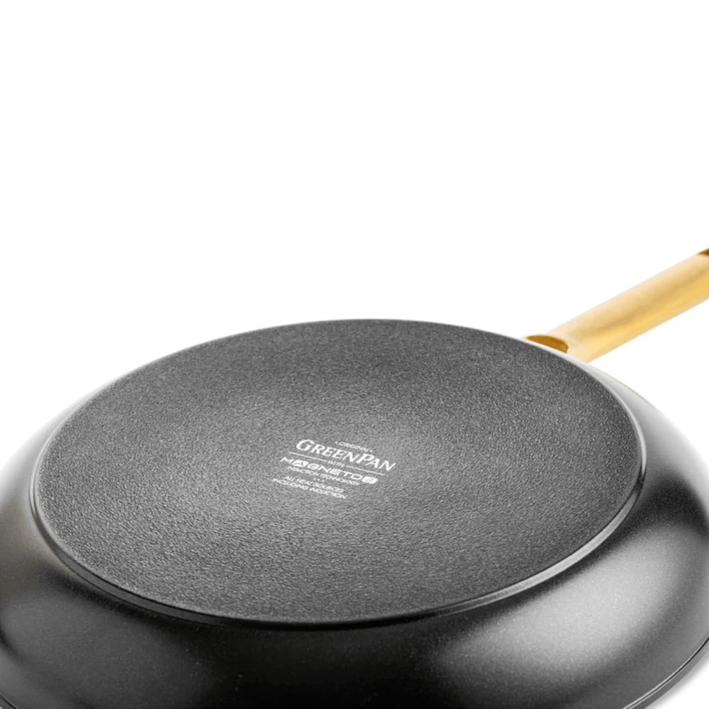 GreenPan Topfset Padova Reserve Schwarz 6-teilig - Keramische Antihaftbeschichtung - Kochtopf Ø 24 cm, Stieltopf Ø 18, 20 cm, Bratpfanne Ø 20, 28 cm & Schmorpfanne Ø 24 cm