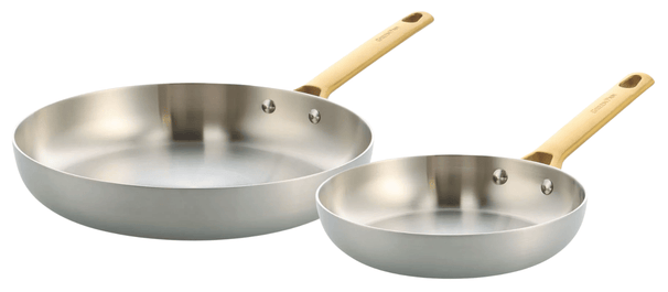 GreenPan Bratpfannenset Padova Reserve 2-teilig Triply Edelstahl - Bratpfanne ø 20 & 28 cm