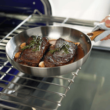 GreenPan Topfset Padova Reserve 5-teilig - Triply Edelstahl - Kochtöpfe ø 20, 24 cm, Stieltopf ø 18 cm & Bratpfanne ø 20 & 28 cm