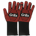 GrillX BBQ Handschuhe - Ofenhandschuhe - Extra Grip - 2 Stück