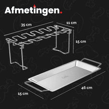 GrillX BBQ Hähnchenflügelhalter