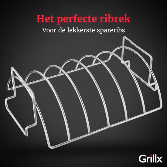 GrillX BBQ Sparerib Halter