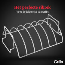 GrillX BBQ Sparerib Halter