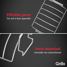 GrillX BBQ Sparerib Halter