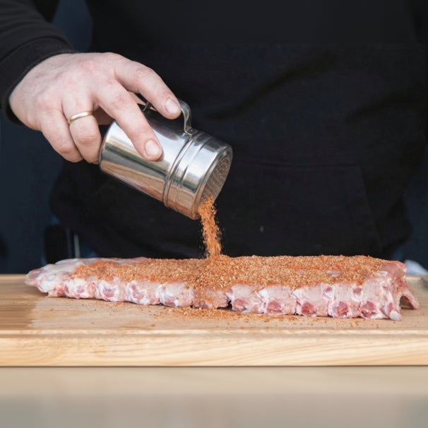 Grill Fanatics Rub Shaker Gewürzstreuer Edelstahl 7,5cm - Rub, Spülmaschinenfest