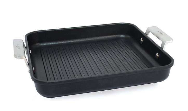 Valira Grillpfanne Aire mit Griffen - 23 x 23 cm - Standard Antihaftbeschichtung