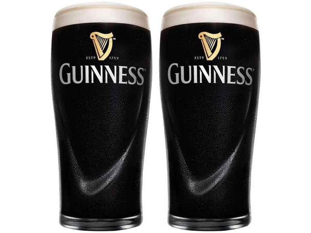 Guinness Biergläser Pint 500 ml - 2 Stück