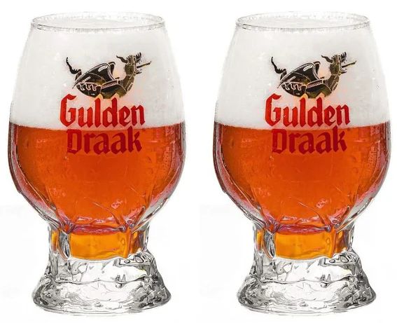 Gulden Draak Pokal Biergläser 330 ml - 2 Stück