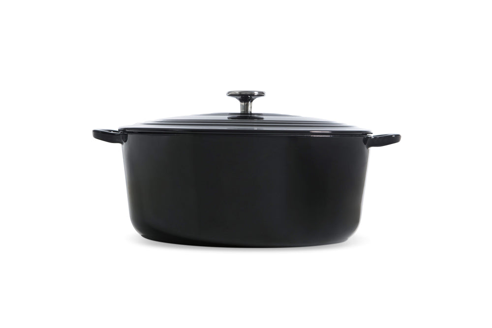 BK Bräter Bourgogne Jet Black - ø 32 cm Oval / 7.5 liter