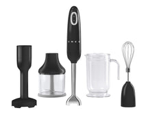 SMEG Stabmixer-Set – Turbofunktion – Schwarz – HBF22BLEU