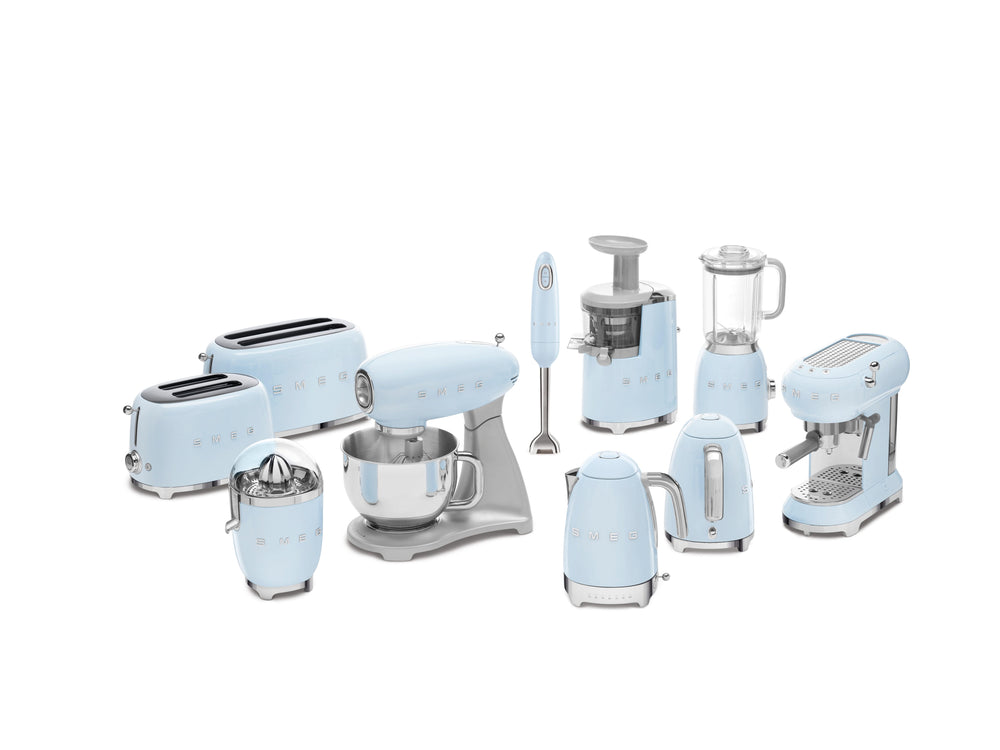 SMEG Stabmixer-Set – Turbofunktion – Pastellblau – HBF22PBEU