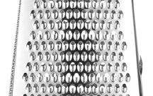 Hendi Vierseitige Reibe mit Auffangbehälter - Edelstahl