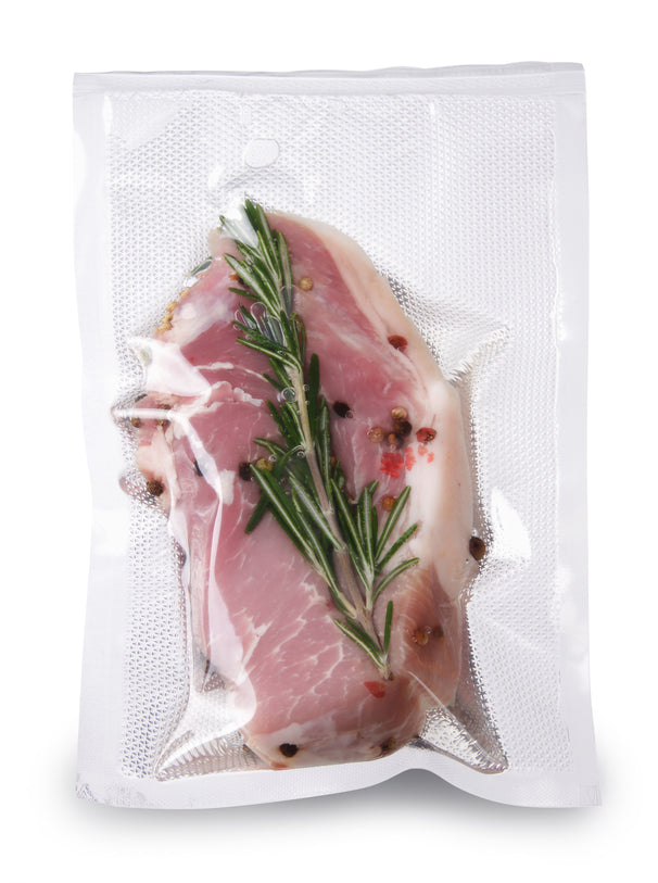 Hendi Vakuumbeutel mit Prägesiegel auf Rolle – Sous Vide Beutel – 20 x 600 cm – Passend für FoodSaver Vakuumiergeräte – 2er-Pack
