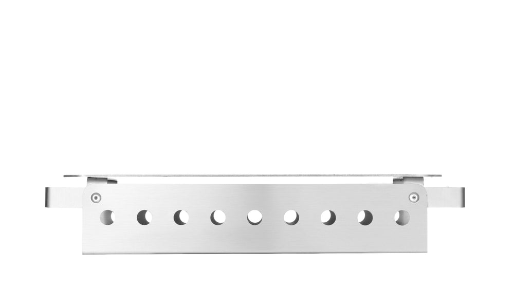 Hendi Tellerwärmer mit 2 Kerzenhaltern – Edelstahl – 33 x 18 x 6.5 cm