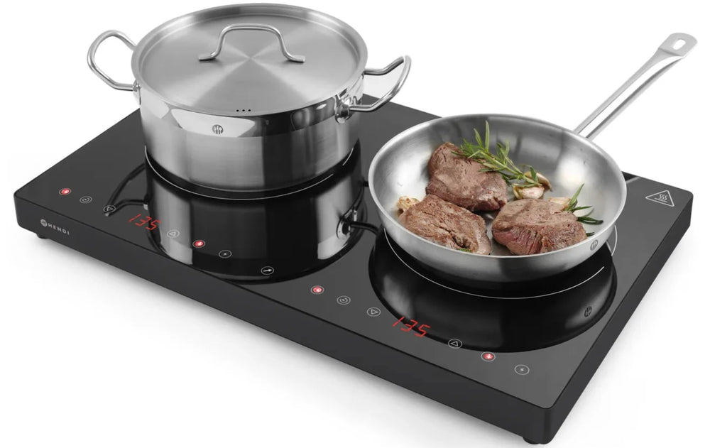 Hendi Doppel - Induktionskochfeld – Kitchen Line – 3500 W