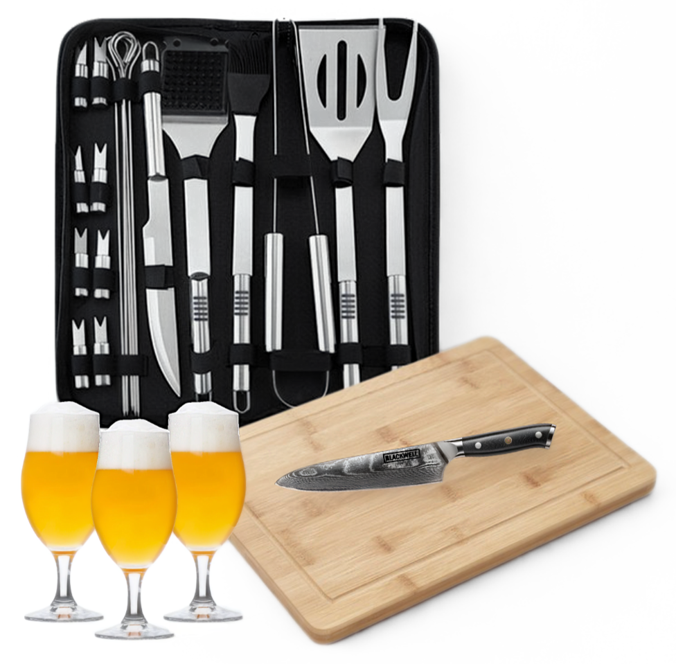 Blackwell Barbecue & Grill Box XXL – BBQ Werkzeuge/Zubehör Geschenk