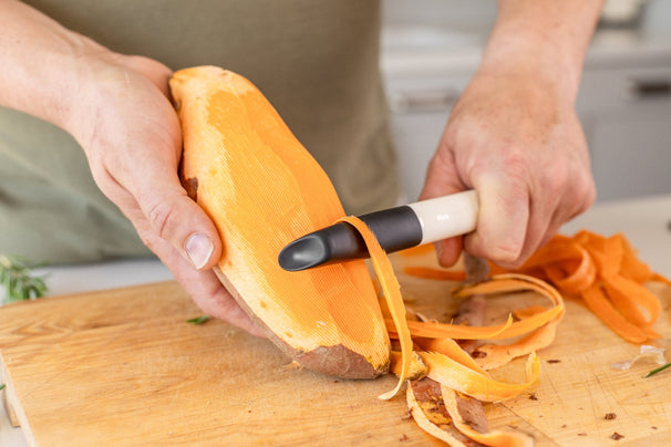 KitchenAid Sparschäler Classic Porzellanweiß Kunststoff/Edelstahl 20cm - Schäler