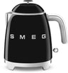 SMEG Wasserkocher Mini – 1400 W – Schwarz – 800 ml – 3 Tassen – KLF05BLEU