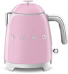 SMEG Wasserkocher Mini – 1400 W – rosa – 800 ml – 3 Tassen – KLF05PKEU