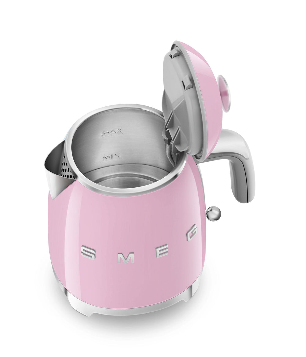 SMEG Wasserkocher Mini – 1400 W – rosa – 800 ml – 3 Tassen – KLF05PKEU