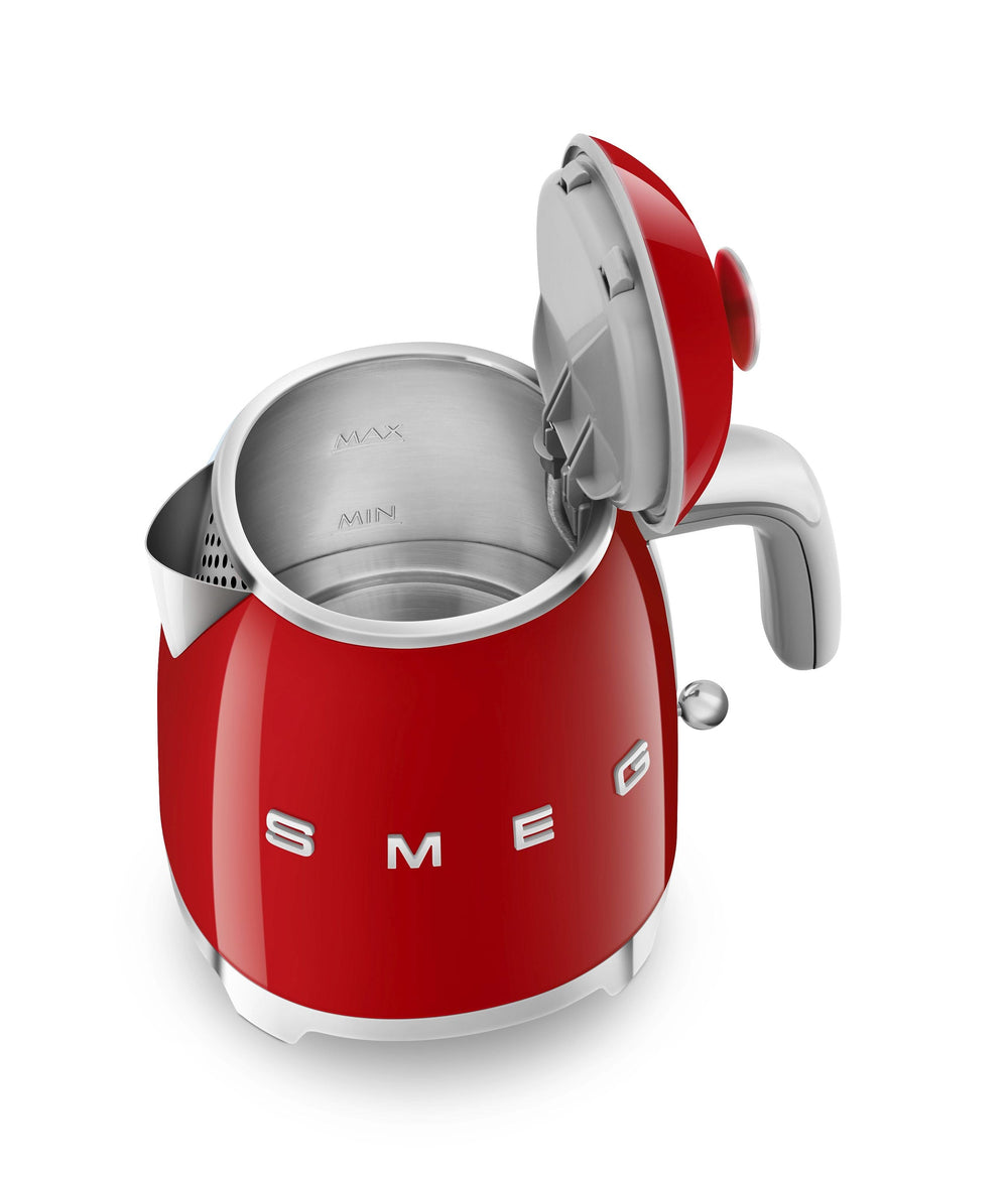 SMEG Wasserkocher Mini – 1400 W – rot – 800 ml – 3 Tassen – KLF05RDEU