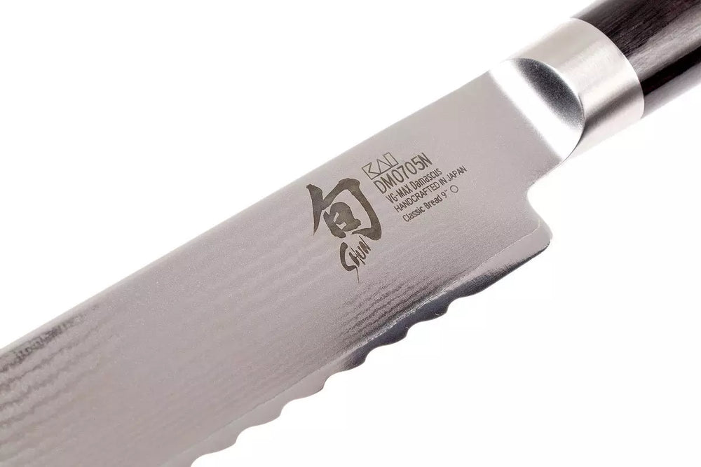 Kai Brotmesser Shun Classic - 32 Lagen Damaststahl - 23 cm - DM-0705