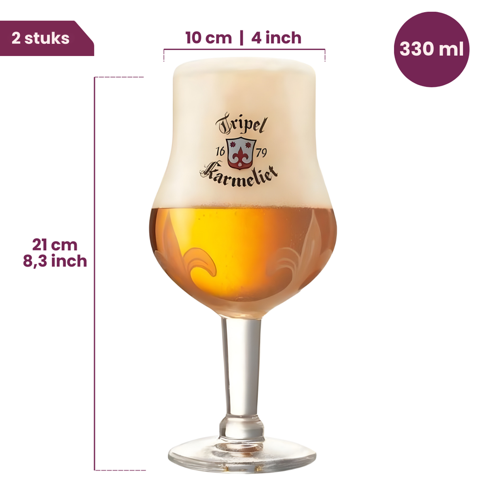 Karmeliet Biergläser - 330 ml - 2er-Set