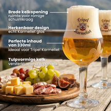Karmeliet Biergläser - 330 ml - 2er-Set