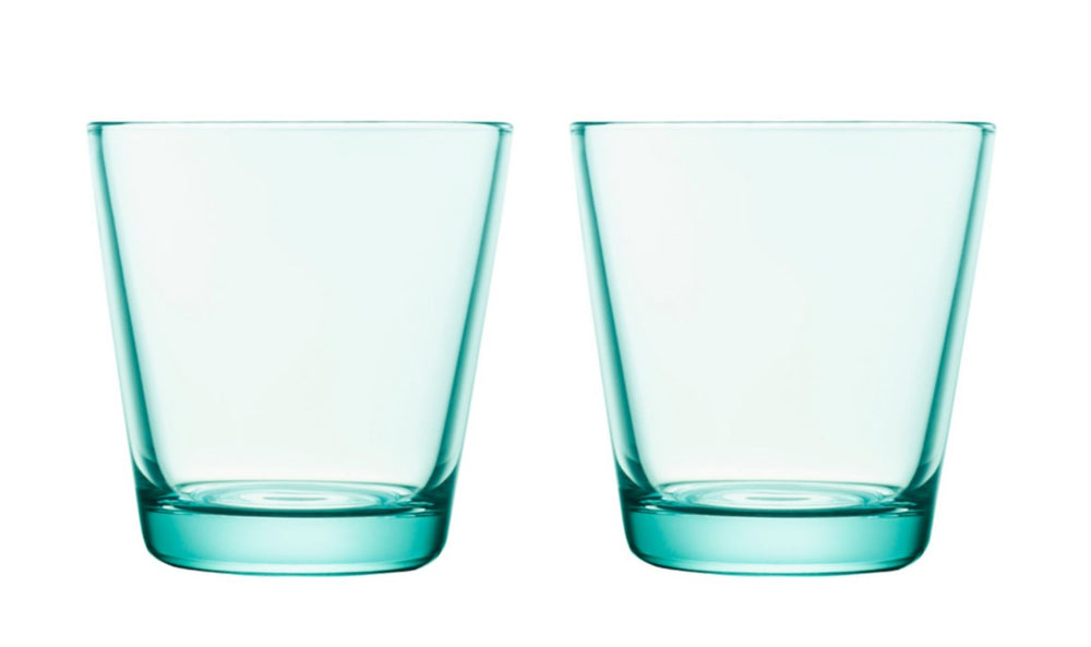 Iittala Glas Kartio 210 ml Wassergrün - 2 Stück