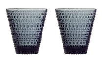 Iittala Gläser Kastehelmi Dunkelgrau 300 ml - 2 Stücke