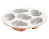 Nordic Ware Backform Baby Hase Kupfer - 6 Stücke